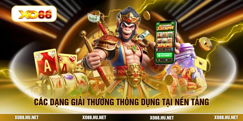 Các dạng giải thưởng thông dụng tại nền tảng