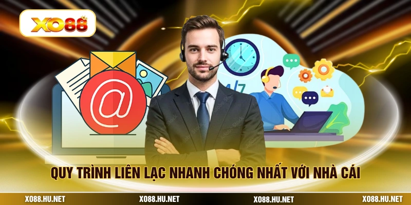 Quy trình liên lạc nhanh chóng nhất với nhà cái