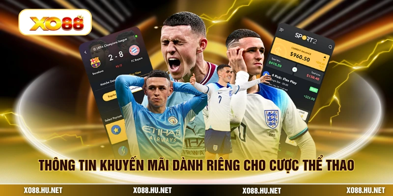 Thông tin khuyến mãi dành riêng cho cược thể thao